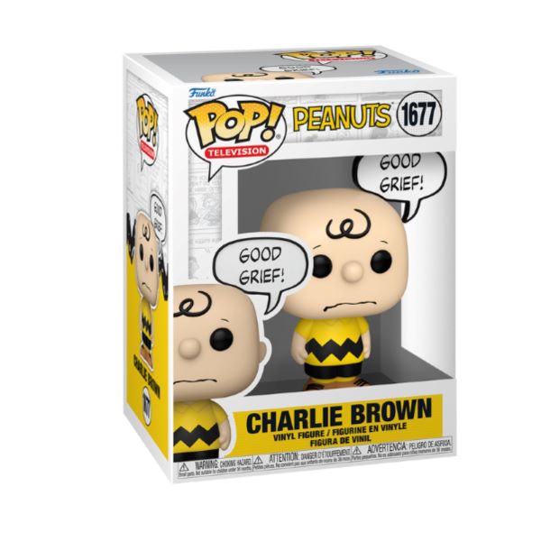 FUNKO POP PEANUTS Charlie Brown Good Grief 1677 In box (11x16cm) …x6…X36